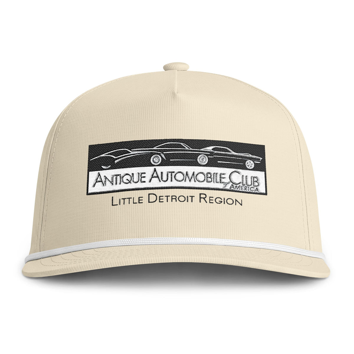 Little Detroit Region AACA Embroidered Snapback Rope Cap