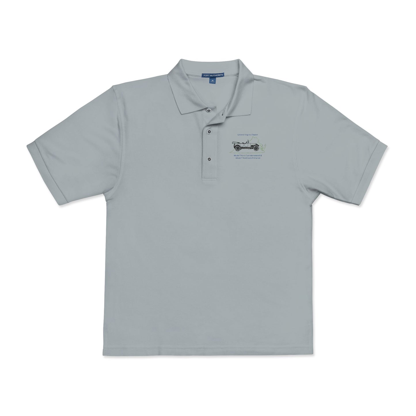 Colonial Virginia Chapter Embroidered 'Voyage' Nautical Polo Shirt — Classic Travel-Inspired Men's & Women's Collared Tee