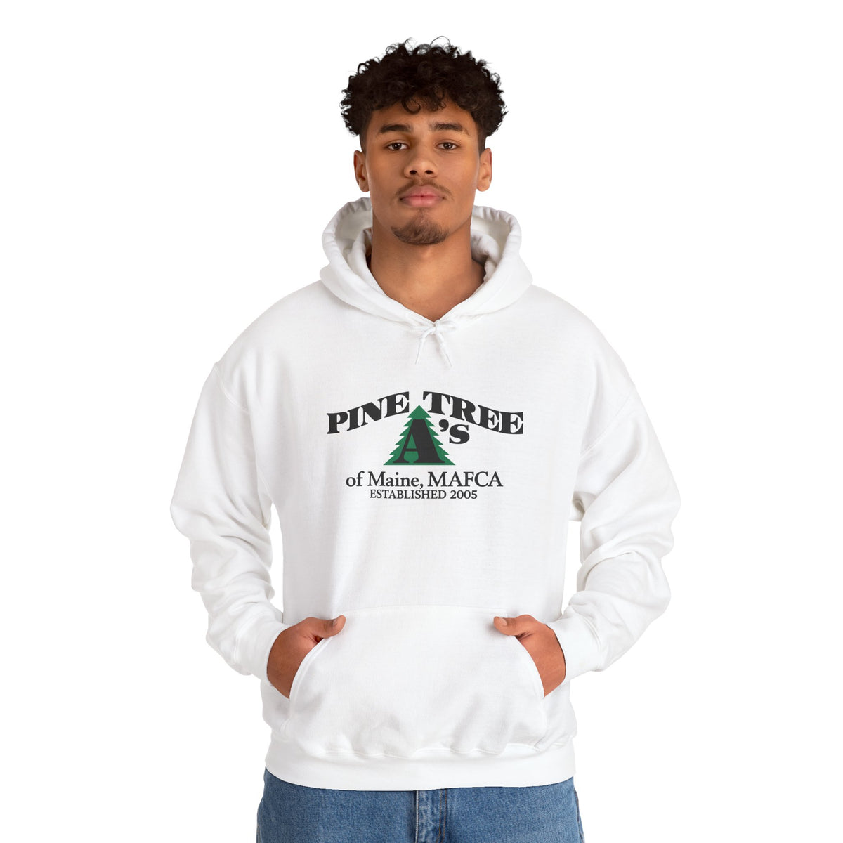Pine Tree A's of Maine, MAFCA Hoodie – Unisex Heavy Blend™ Hooded Sweatshirt