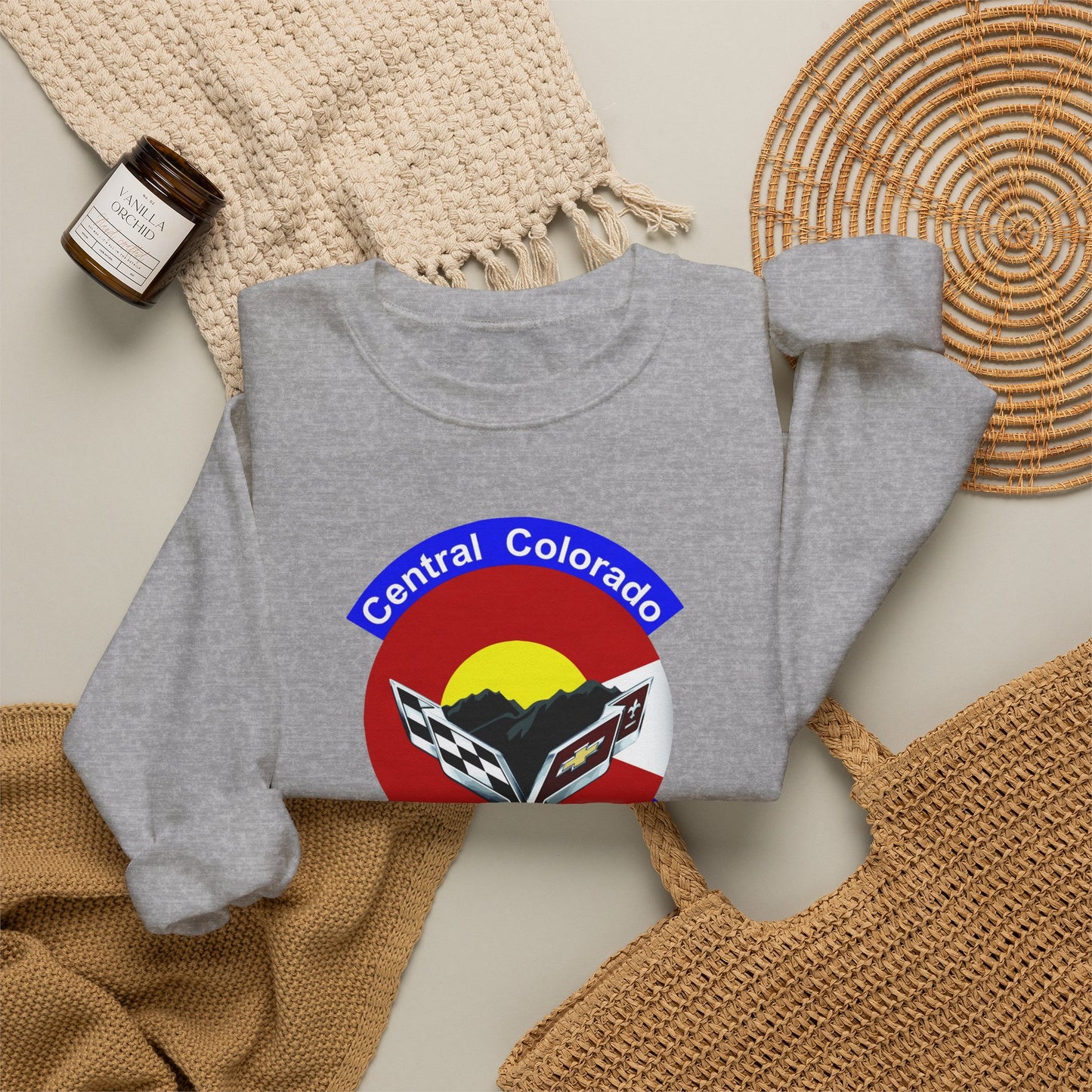 Central Colorado Corvette Club Crewneck Sweatshirt