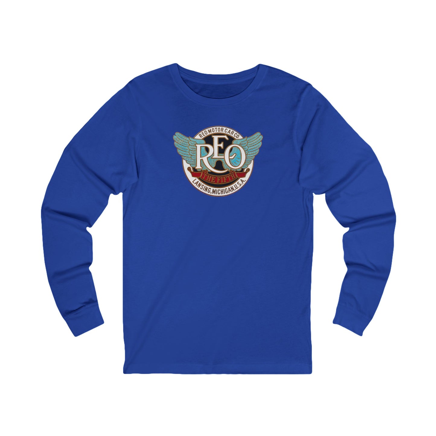 REO The Fifth 1912-1919 Vintage Logo Long Sleeve Tee
