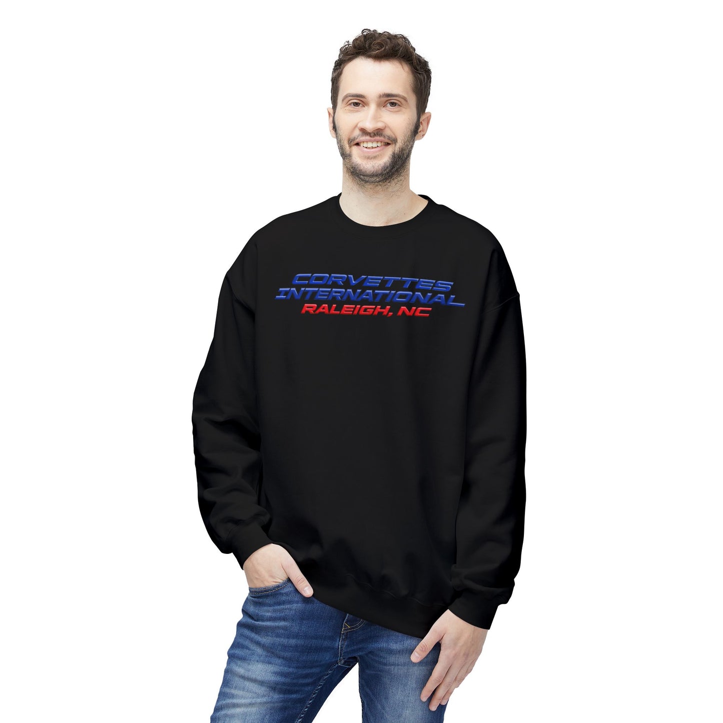 Corvettes International Raleigh, NC Unisex Midweight Softstyle Fleece Crewneck Sweatshirt