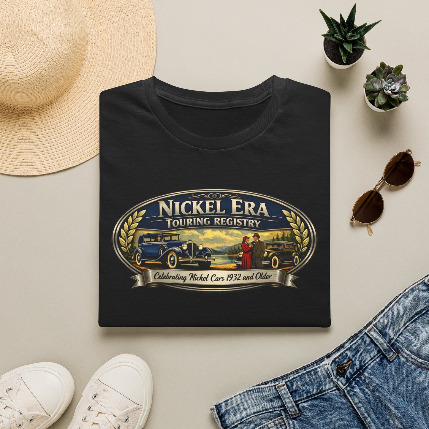 Nickel Era Touring Registry Tee — Celebrating Model Cars 1932 and Older
