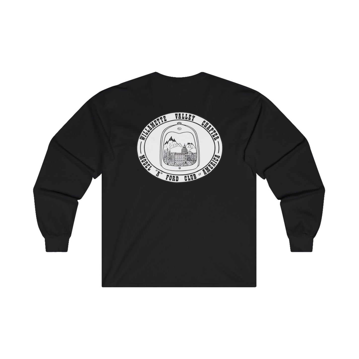 Willamette Valley Chapter MAFCA (front and back logo) Unisex Long Sleeve Tee - Adventure Valley Graphics