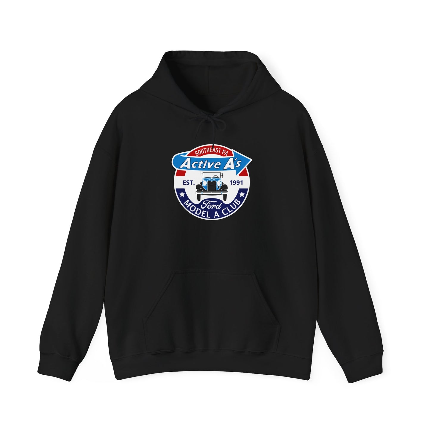 Active A's Model A Club Hoodie – Vintage Ford Model A Car Enthusiast Sweatshirt