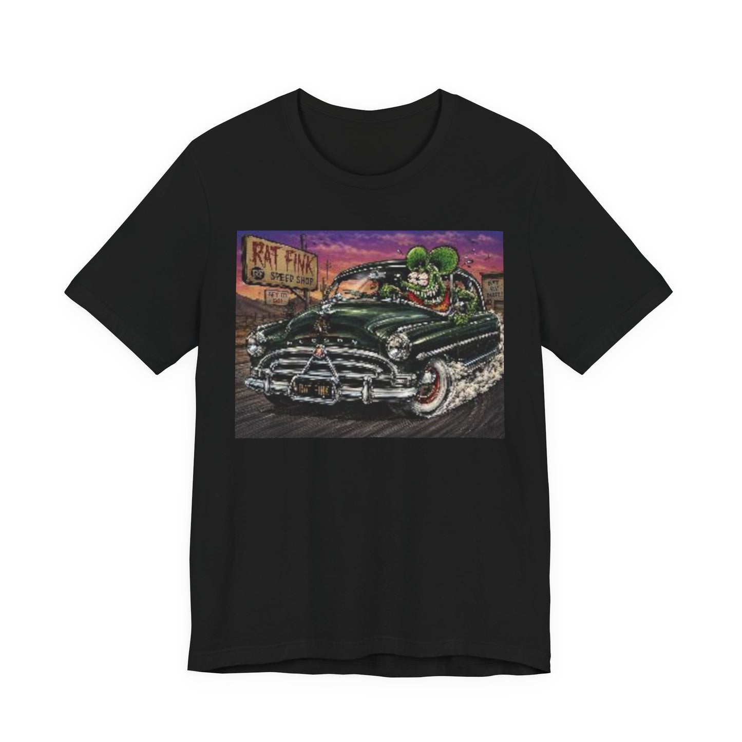 Rat Fink Hudson T‑Shirt — Vintage Kustom Car Graphic Tee