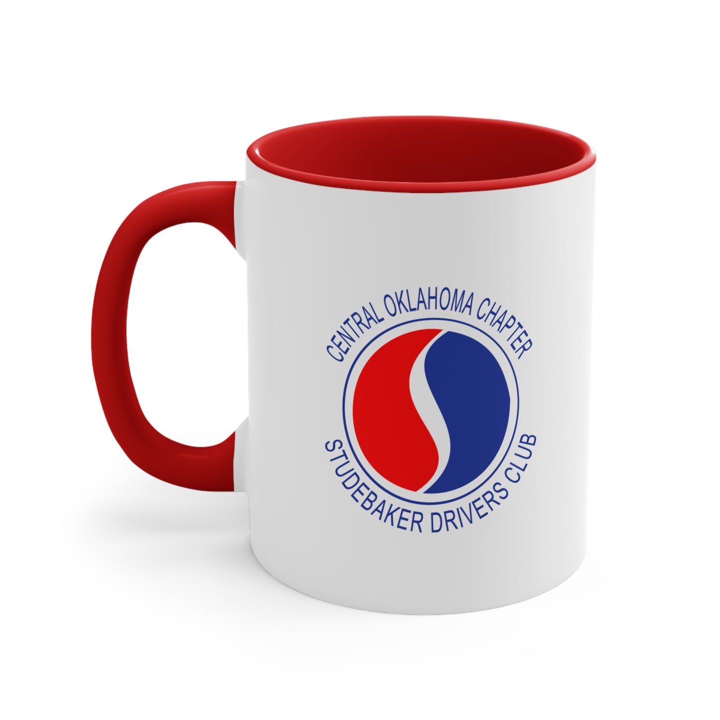 Central Oklahoma Chapter Studebaker Drivers Club Accent Mug — Central Oklahoma Chapter Logo