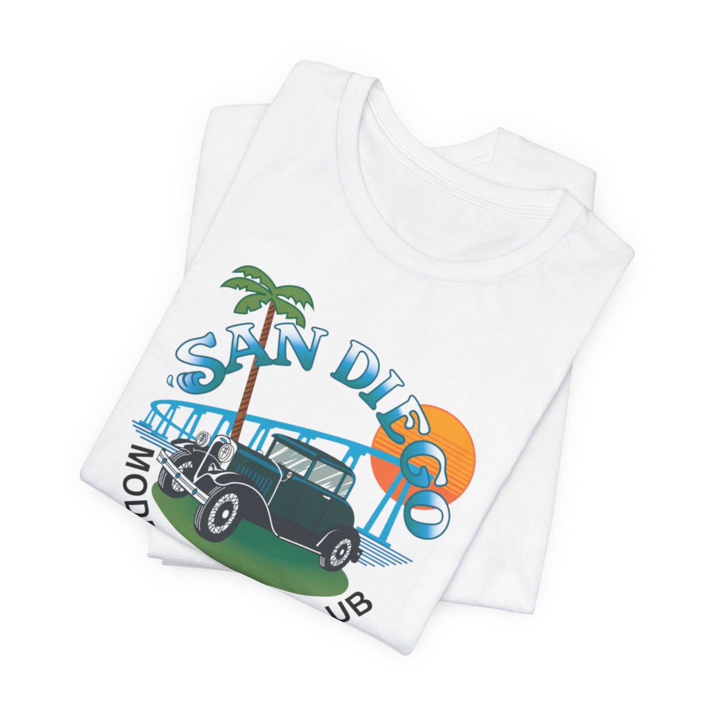 San Diego Model A Ford Club Tee — Large Front Logo
