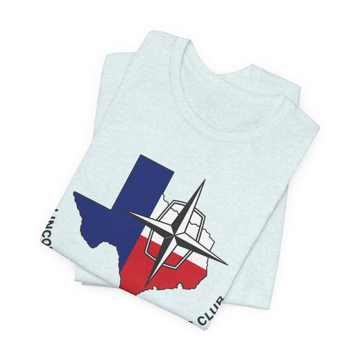 Lincoln & Continental Owners Club - Texas Gulf Coast Region T‑Shirt — Unisex Jersey Short Sleeve Tee