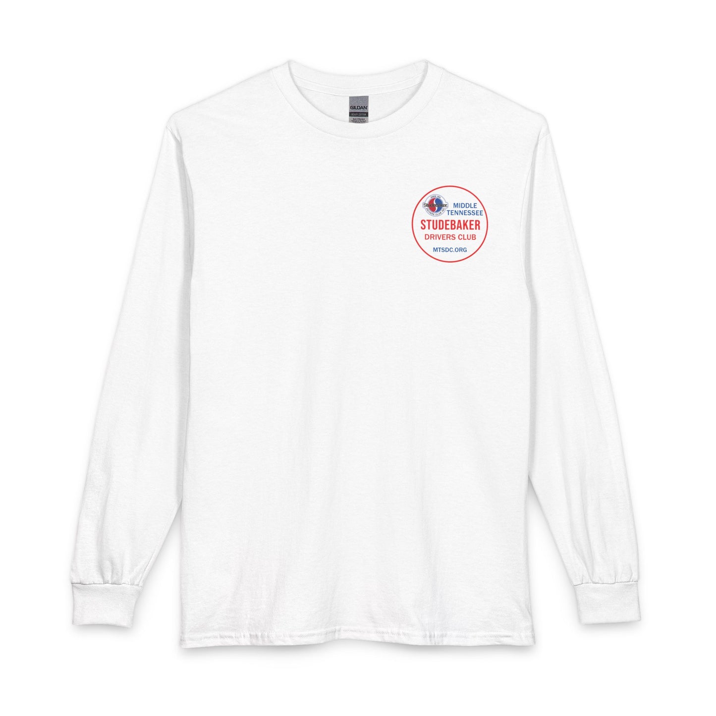 Middle Tennessee Studebaker Drivers Club Chapter Soft Long Sleeve Tee - Front and Back Logos
