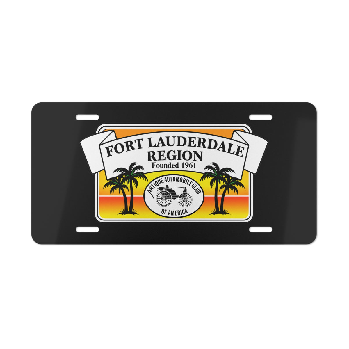 Fort Lauderdale Region AACA Vanity Plate