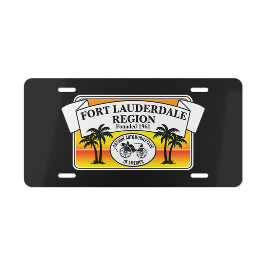 Fort Lauderdale Region AACA Vanity Plate