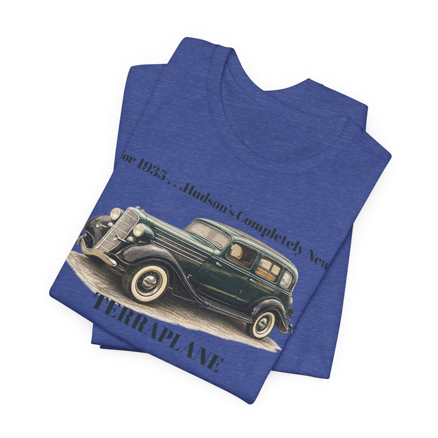 1935 Hudson Terraplane Classic Auto T‑Shirt Tee – Unisex Jersey Short Sleeve Tee (BJ)