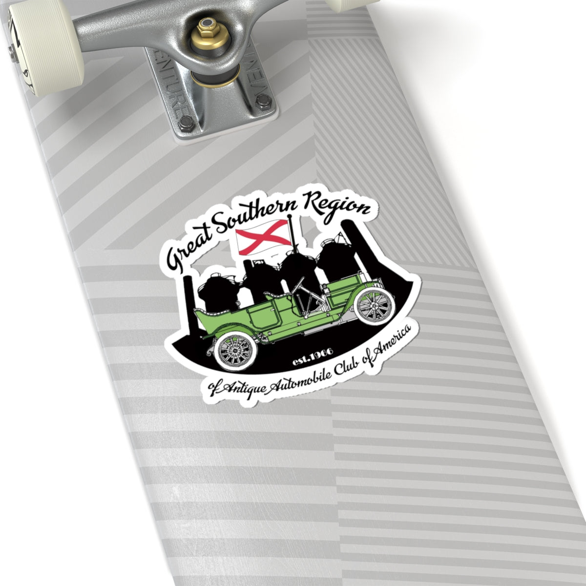 Great Southern Region AACA Club Sticker — Vintage Green Car Kiss-Cut Sticker