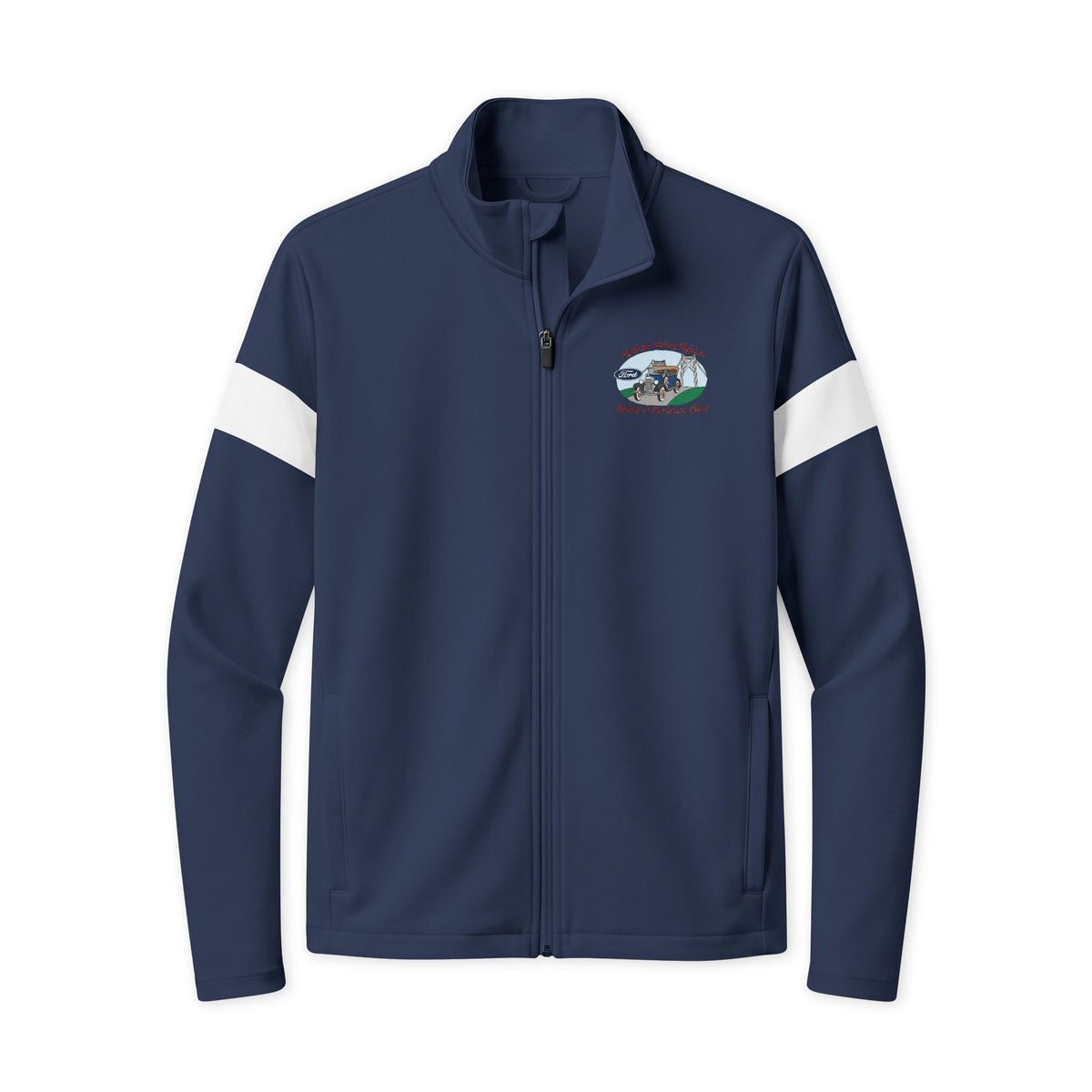 Hudson Valley Region Model A Restorers Club Travel Full-Zip Jacket - Front and Back Logos