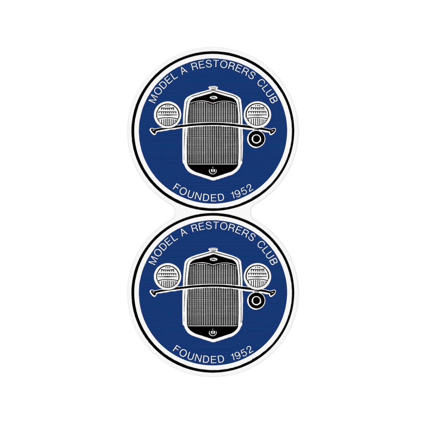 MARC Two 12" x 12" Magnets - Great to put on your door panels for parades!