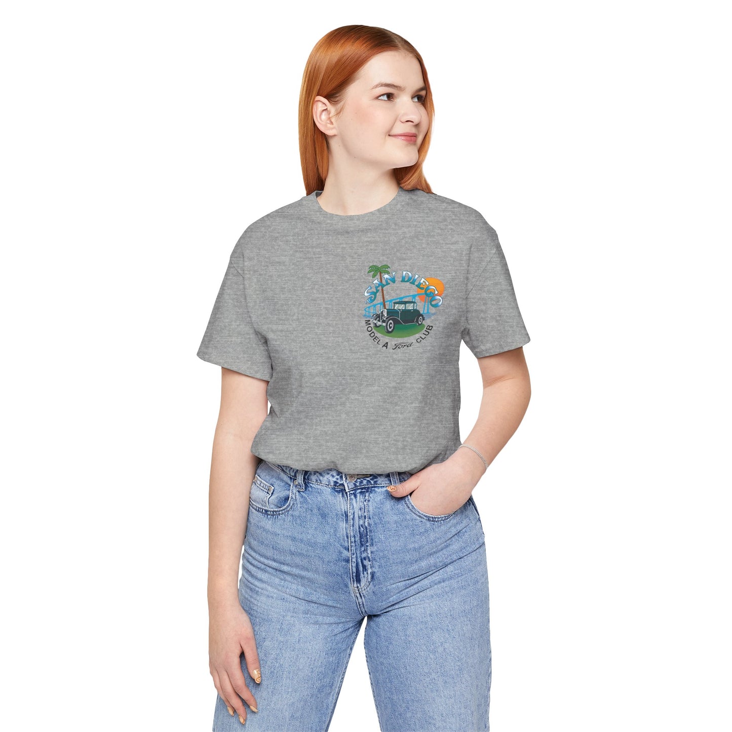 San Diego Model A Ford Club Tee — Vintage Car Sunset Shirt