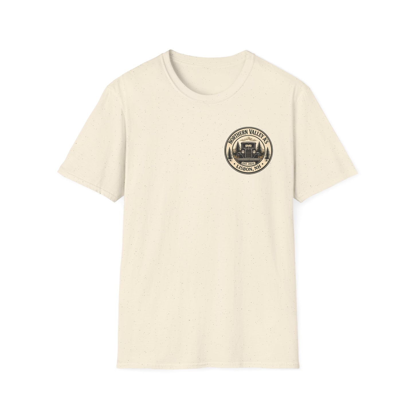 Northern Valley A's Lisbon, NH Vintage Patch T‑Shirt — Front and Back Logo Tee