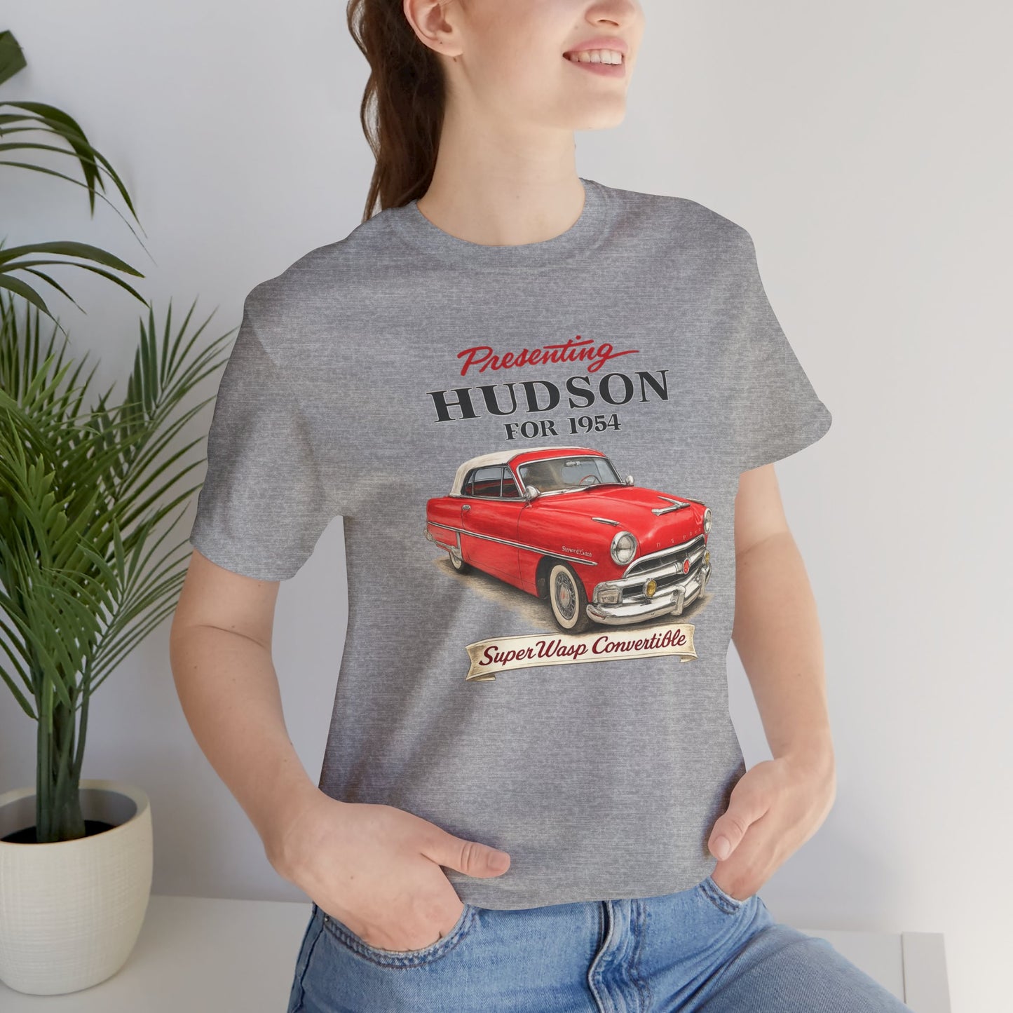 1954 Hudson Super Wasp Convertible Tee — Unisex Jersey Short Sleeve Tee (SFK)