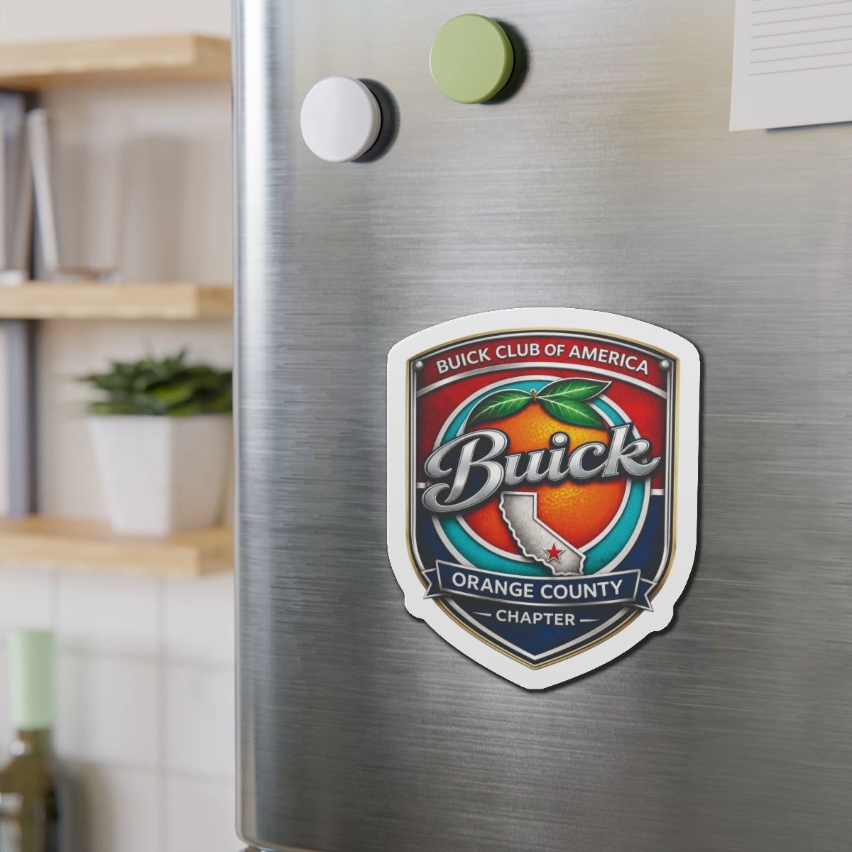Buick Orange County Chapter Buick Club of America Die-Cut Magnet