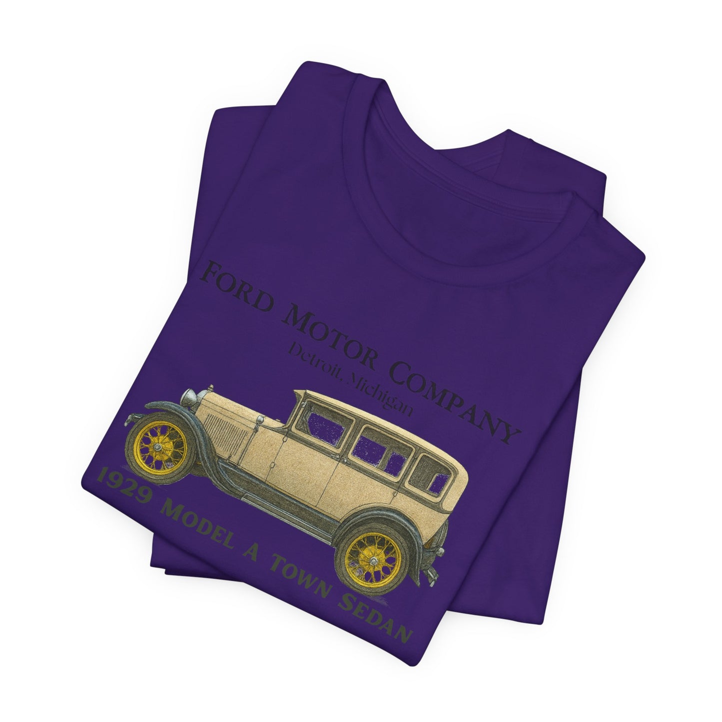 1929 Ford Model A Town Sedan T-Shirt – Classic Car Tee