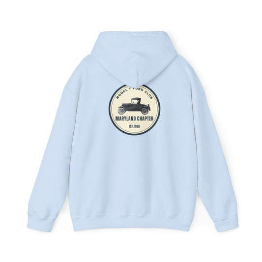 Maryland Chapter Model T Ford Club (back logo only) Unisex Heavy Blend™ Hooded Sweatshirt