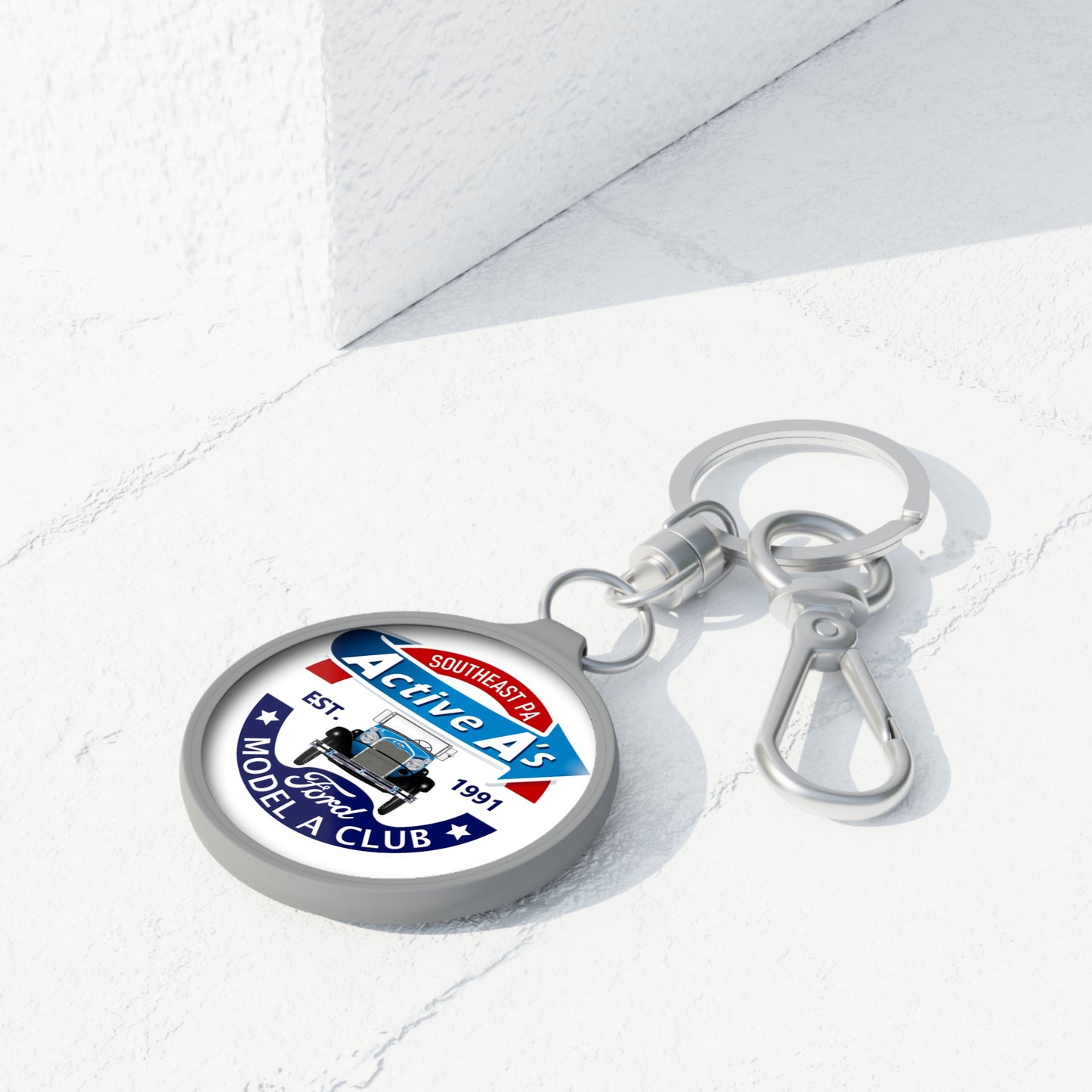 Active A's Ford Model A Club Keyring Tag