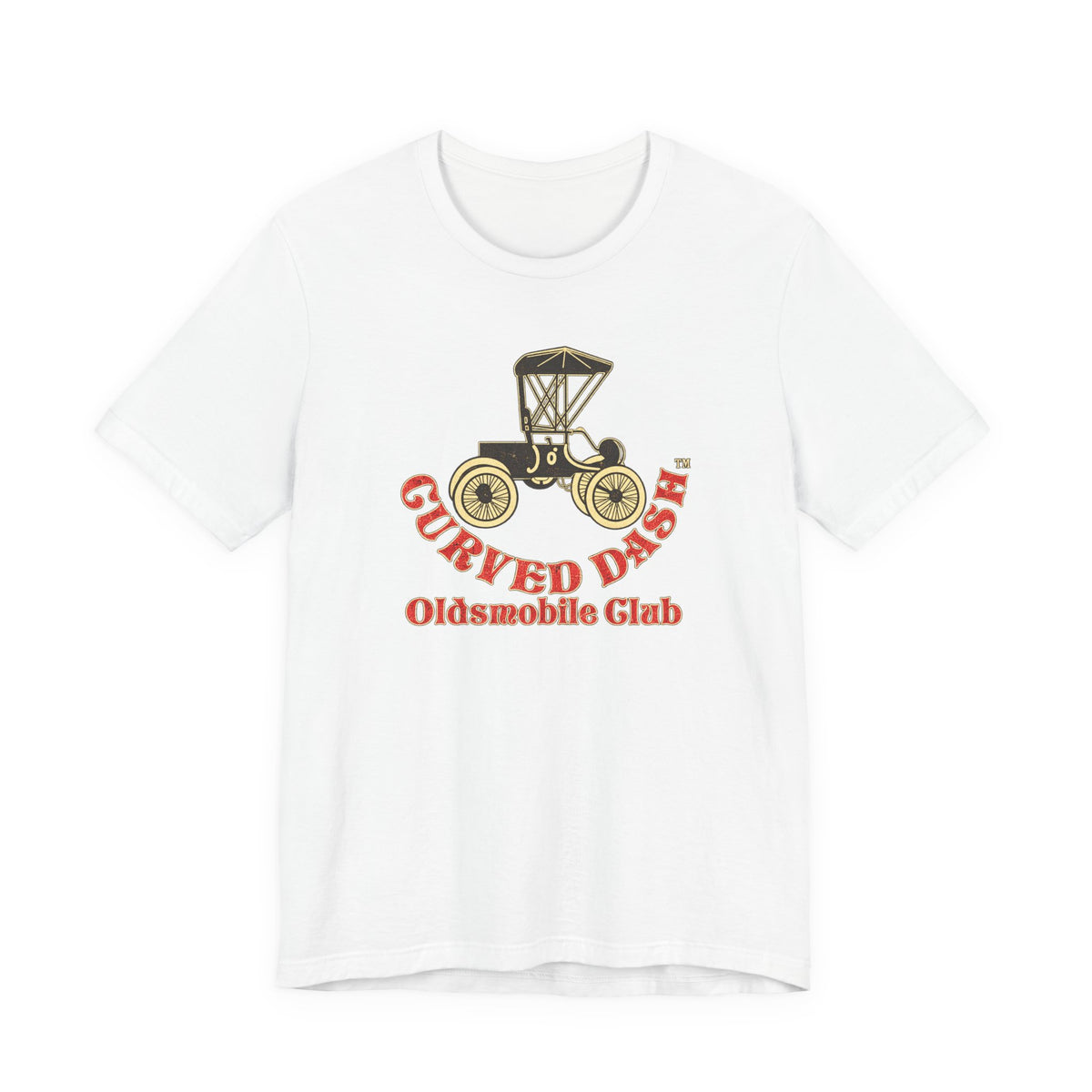 Curved Dash Oldsmobile Club T‑Shirt — Unisex Soft Short Sleeve Tee