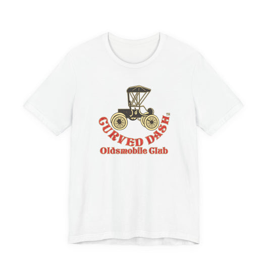 Curved Dash Oldsmobile Club T‑Shirt — Unisex Soft Short Sleeve Tee
