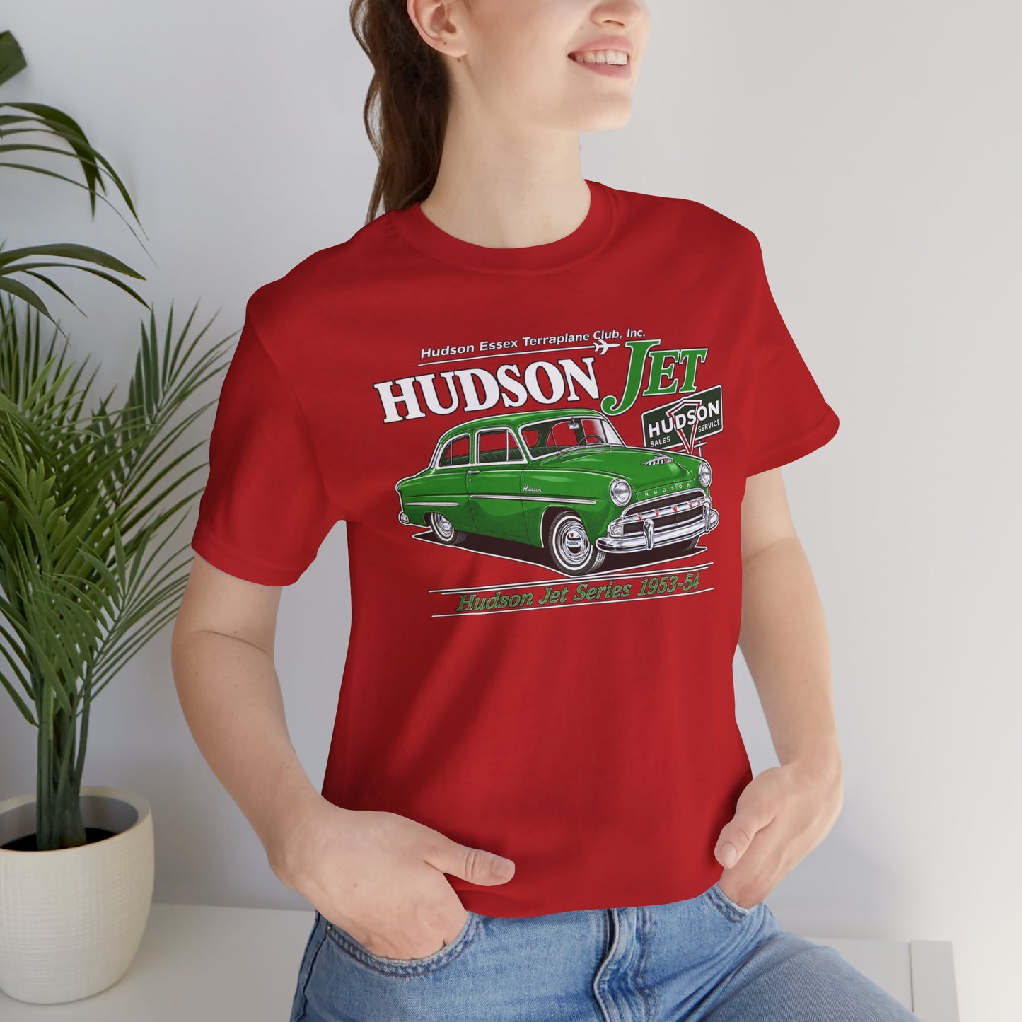 Hudson Essex Terraplane Club — Hudson Jet Classic Car T-Shirt  Vintage 1953–54