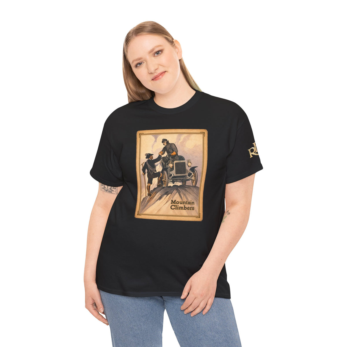 REO Mountain Climbers Vintage Tee — Unisex Heavy Cotton Tee