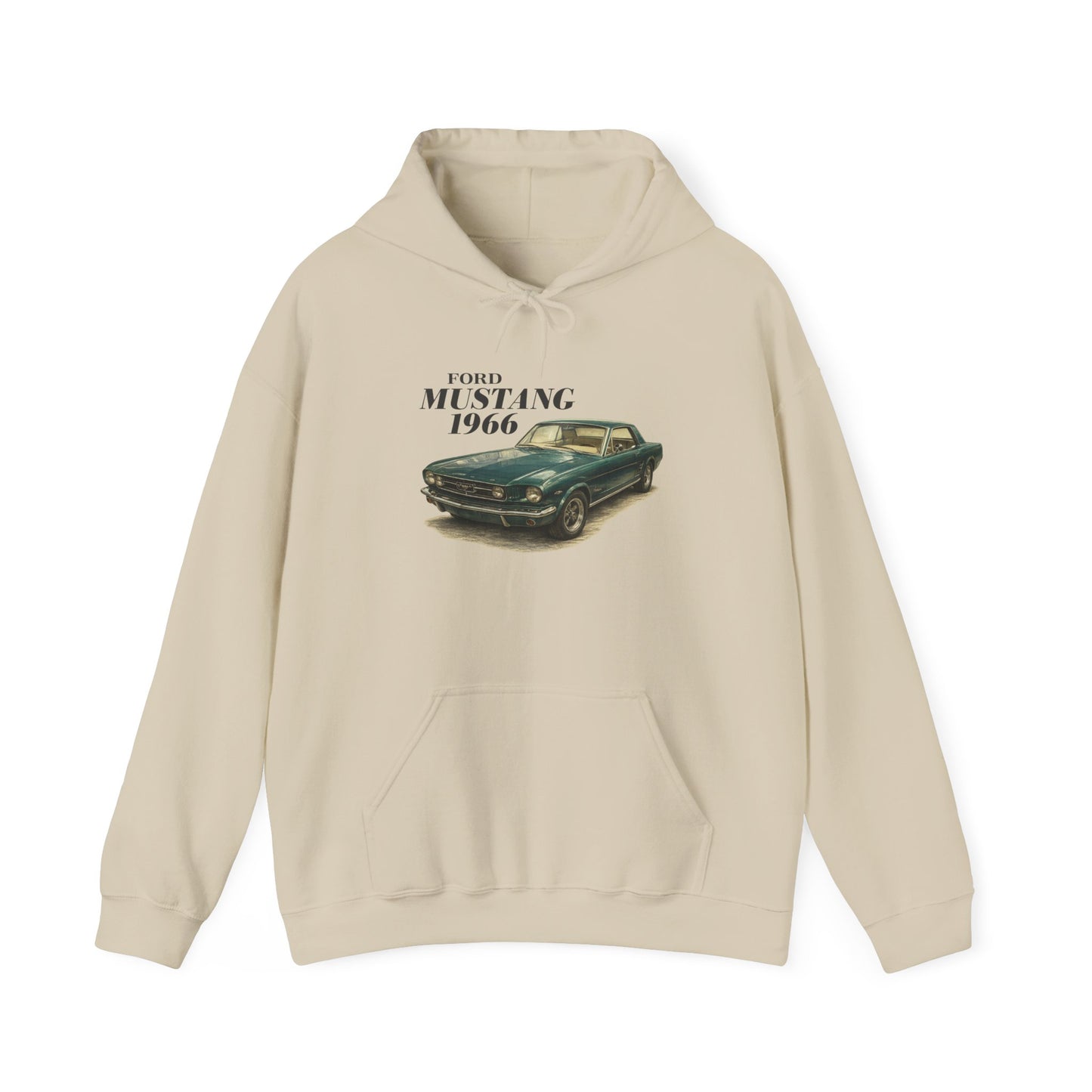 1966 Ford Mustang Vintage Car Hoodie — (Rick C)