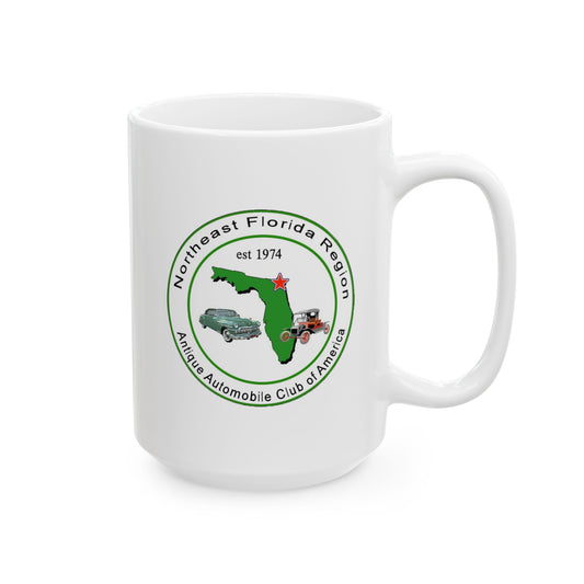 Northeast Florida Region AACA Ceramic Mug - Ideal for Enthusiasts & Gift Giving