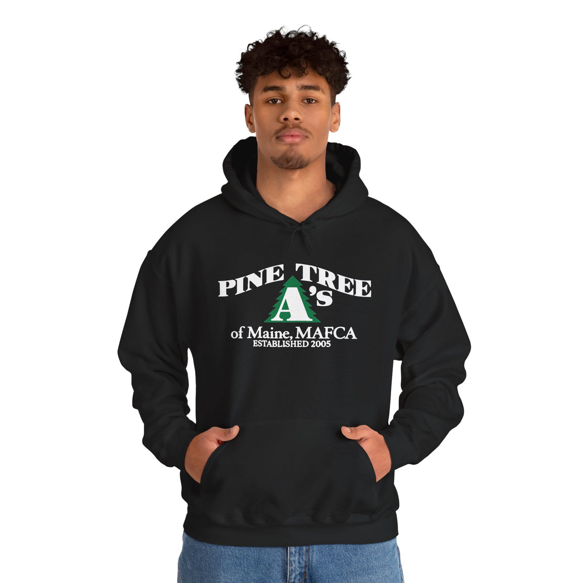 Pine Tree A's of Maine, MAFCA Hoodie – Unisex Heavy Blend™ Hooded Sweatshirt
