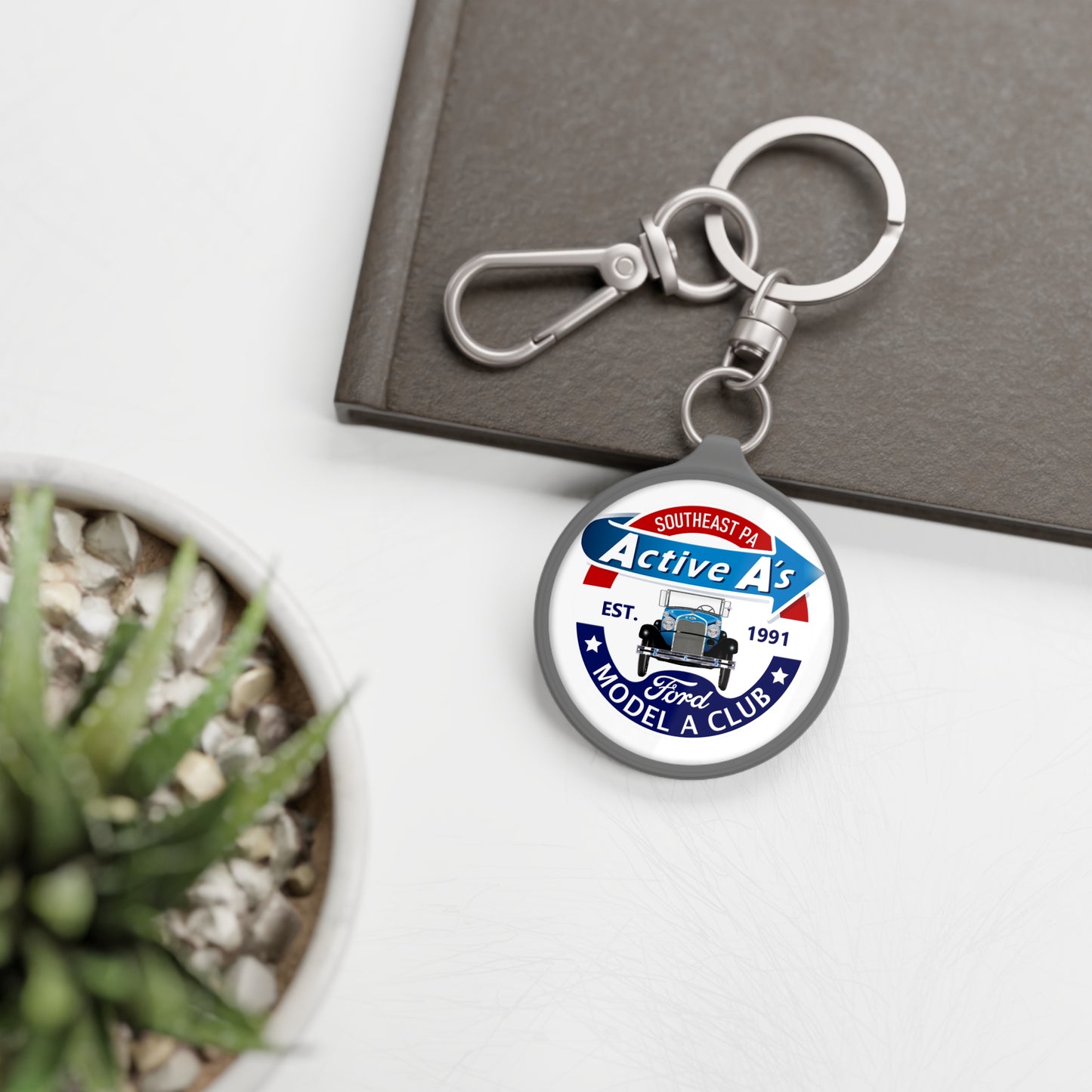 Active A's Ford Model A Club Keyring Tag