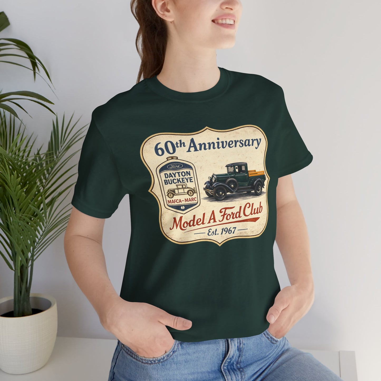 Dayton Buckeye Model A Ford Club 60th Anniversary Tee — Pickup (KS)