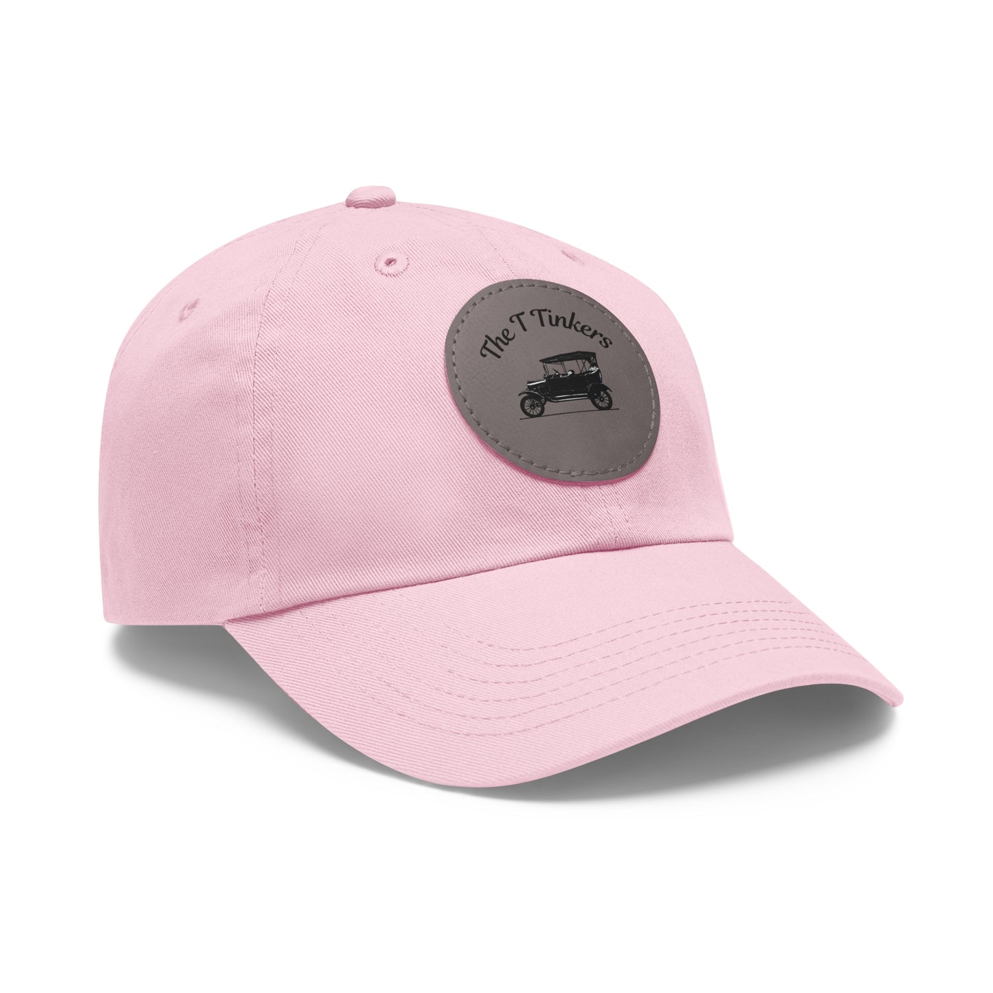 The T Tinkers of Southern NJ - Dad Hat with Leather Patch (Round)