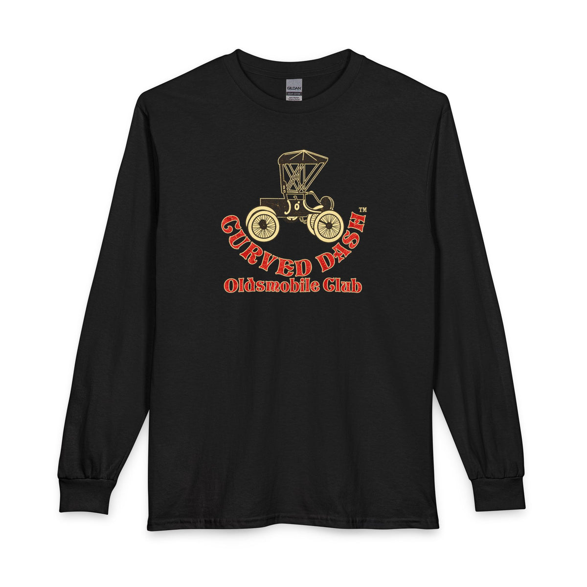 Curved Dash Oldsmobile Club Long Sleeve T-Shirt