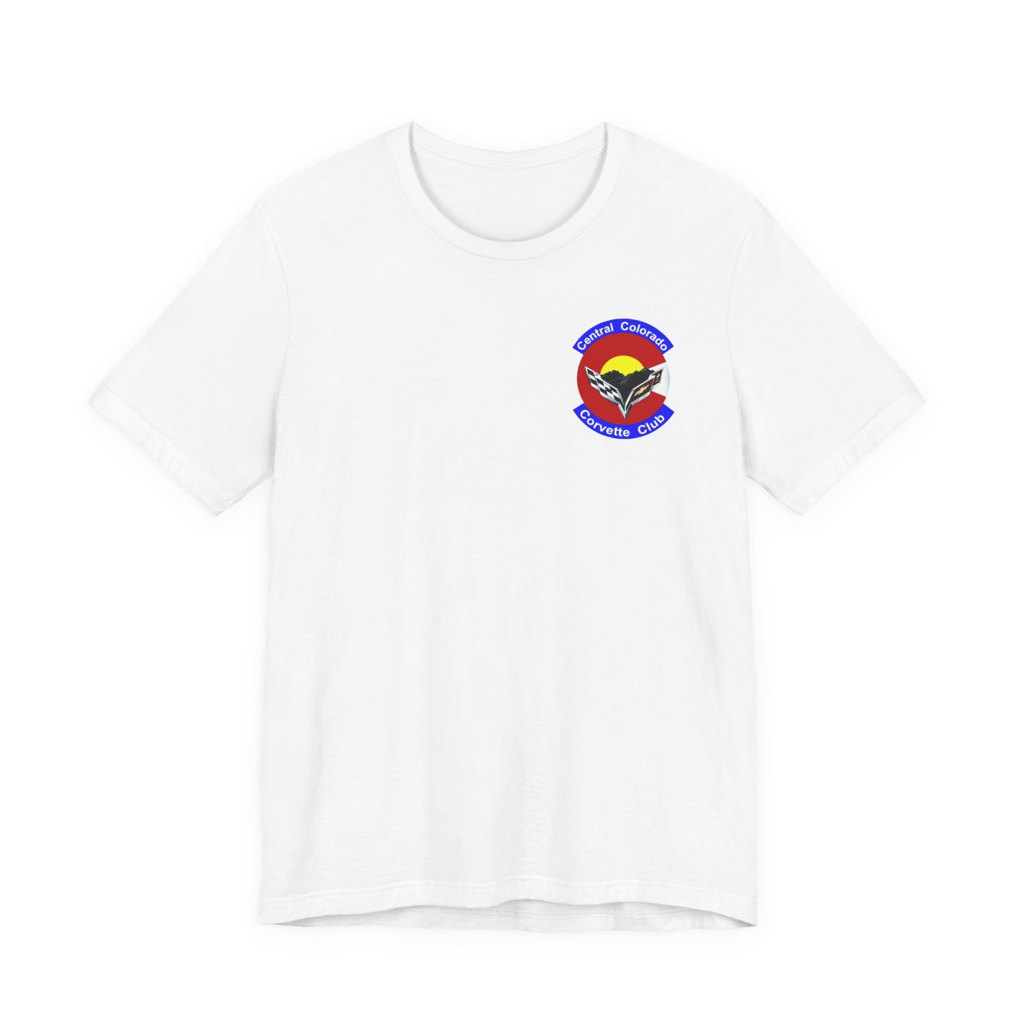 Central Colorado Corvette Club T‑Shirt — Front and Back Logos
