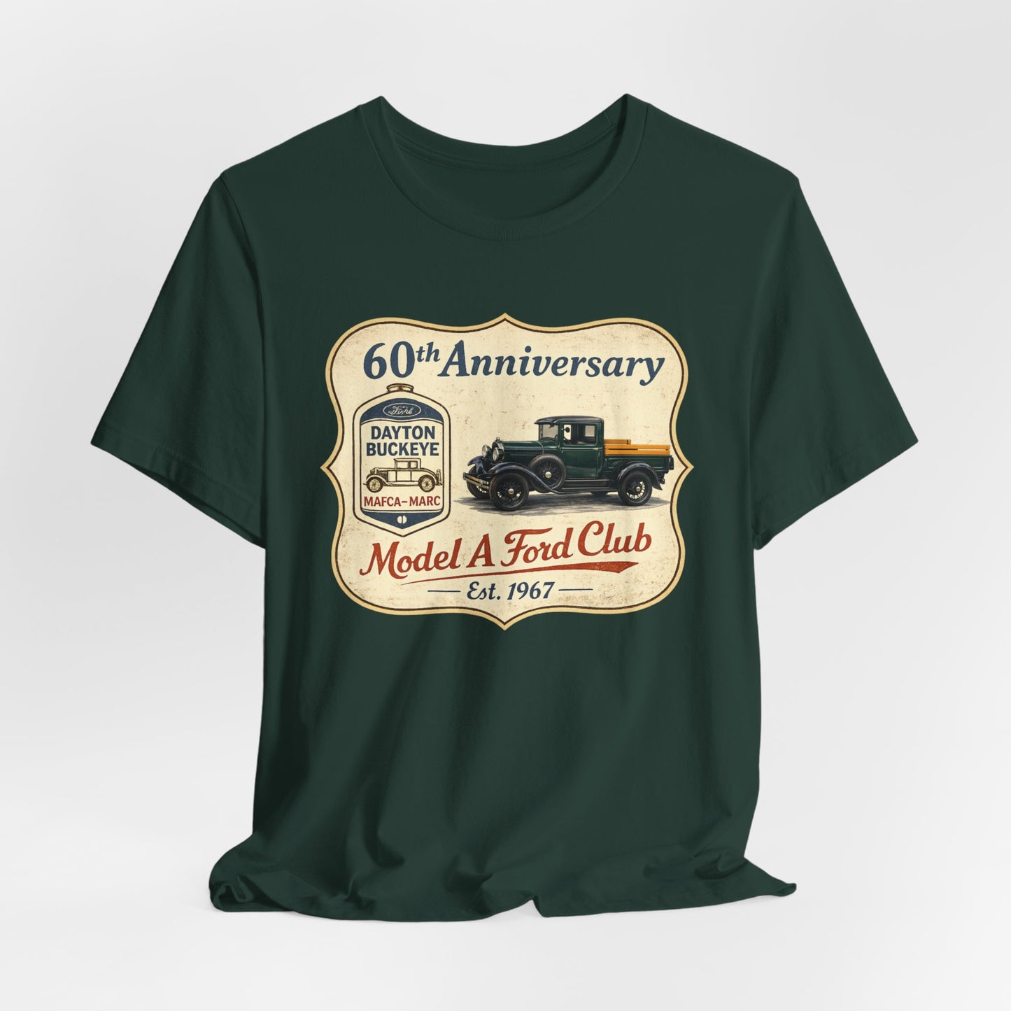 Dayton Buckeye Model A Ford Club 60th Anniversary Tee — Pickup (KS)