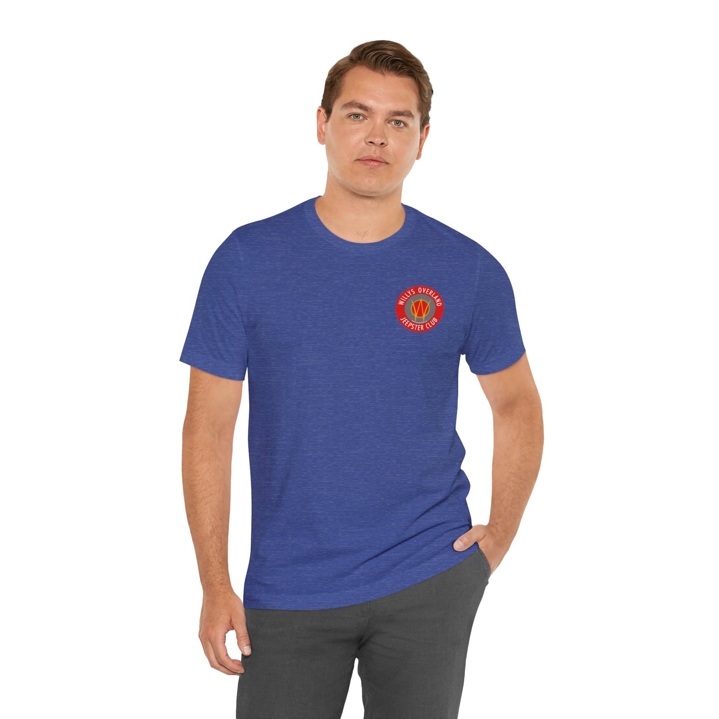 Willys Overland Jeepster Club T‑Shirt — Front and Back Logos
