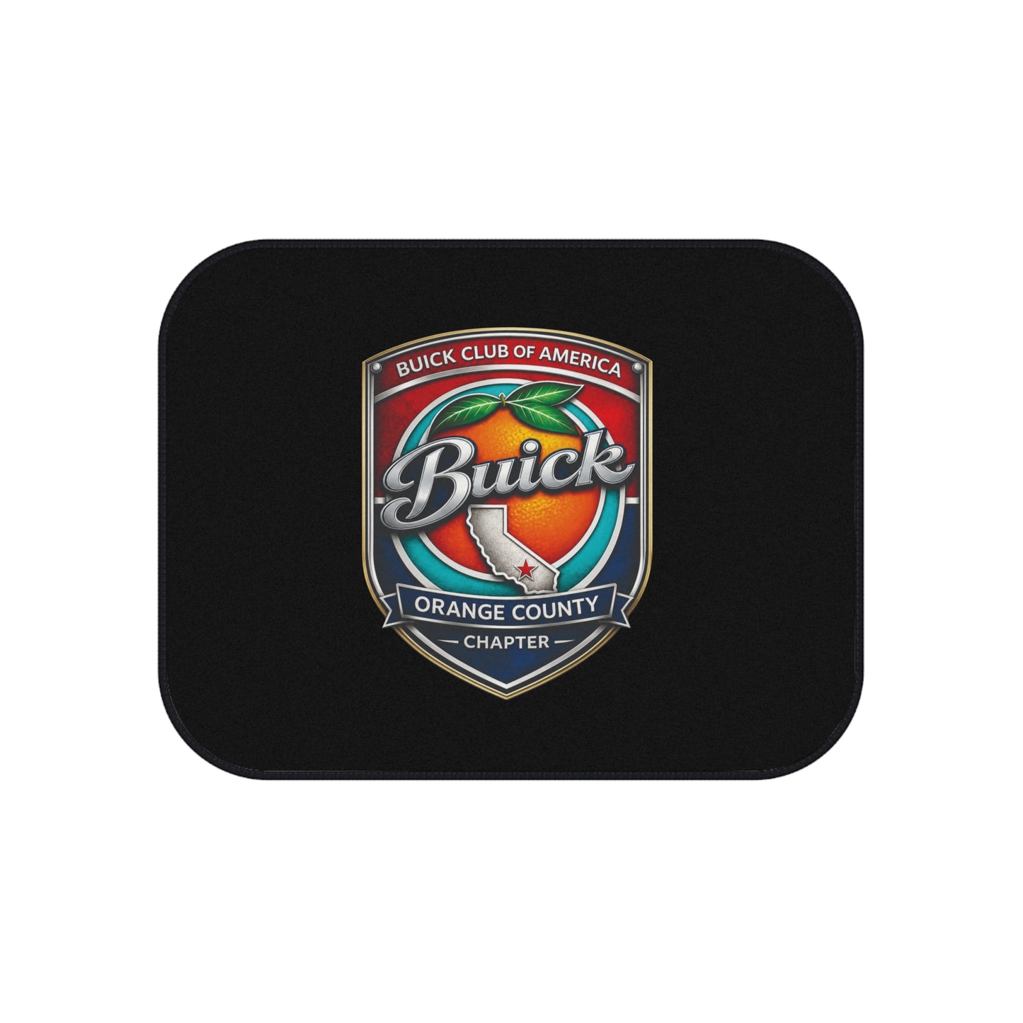 Buick Orange County Chapter Buick Club of America Logo Car Floor Mats (Set of 4)
