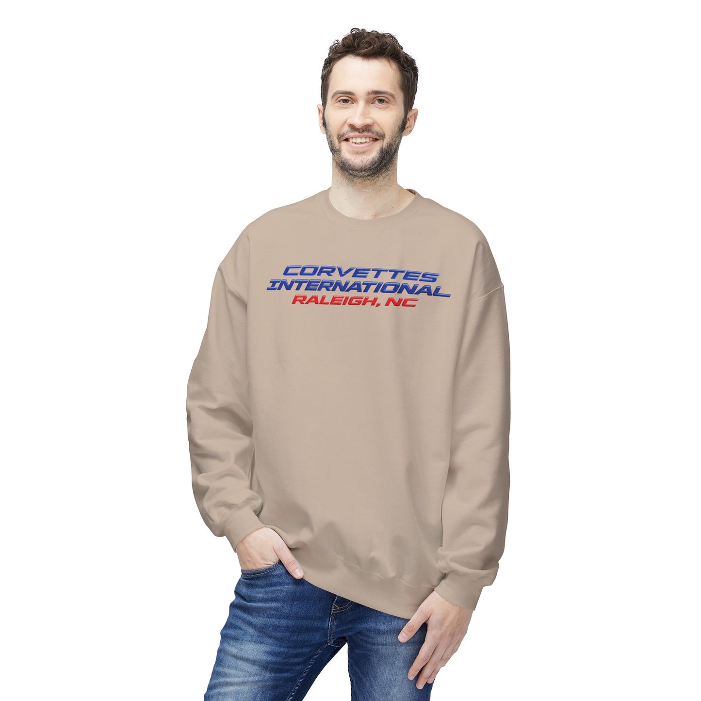 Corvettes International Raleigh, NC Unisex Midweight Softstyle Fleece Crewneck Sweatshirt