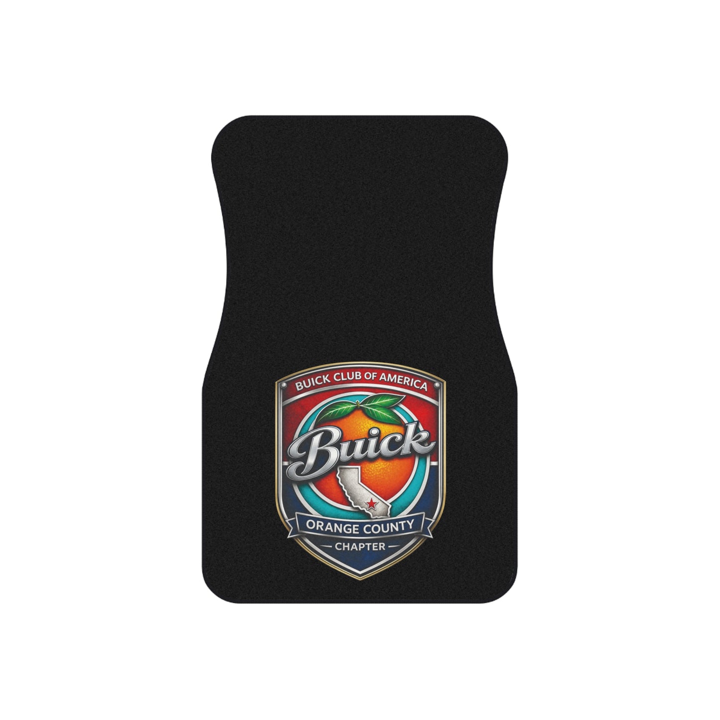 Buick Orange County Chapter Buick Club of America Logo Car Floor Mats (Set of 4)