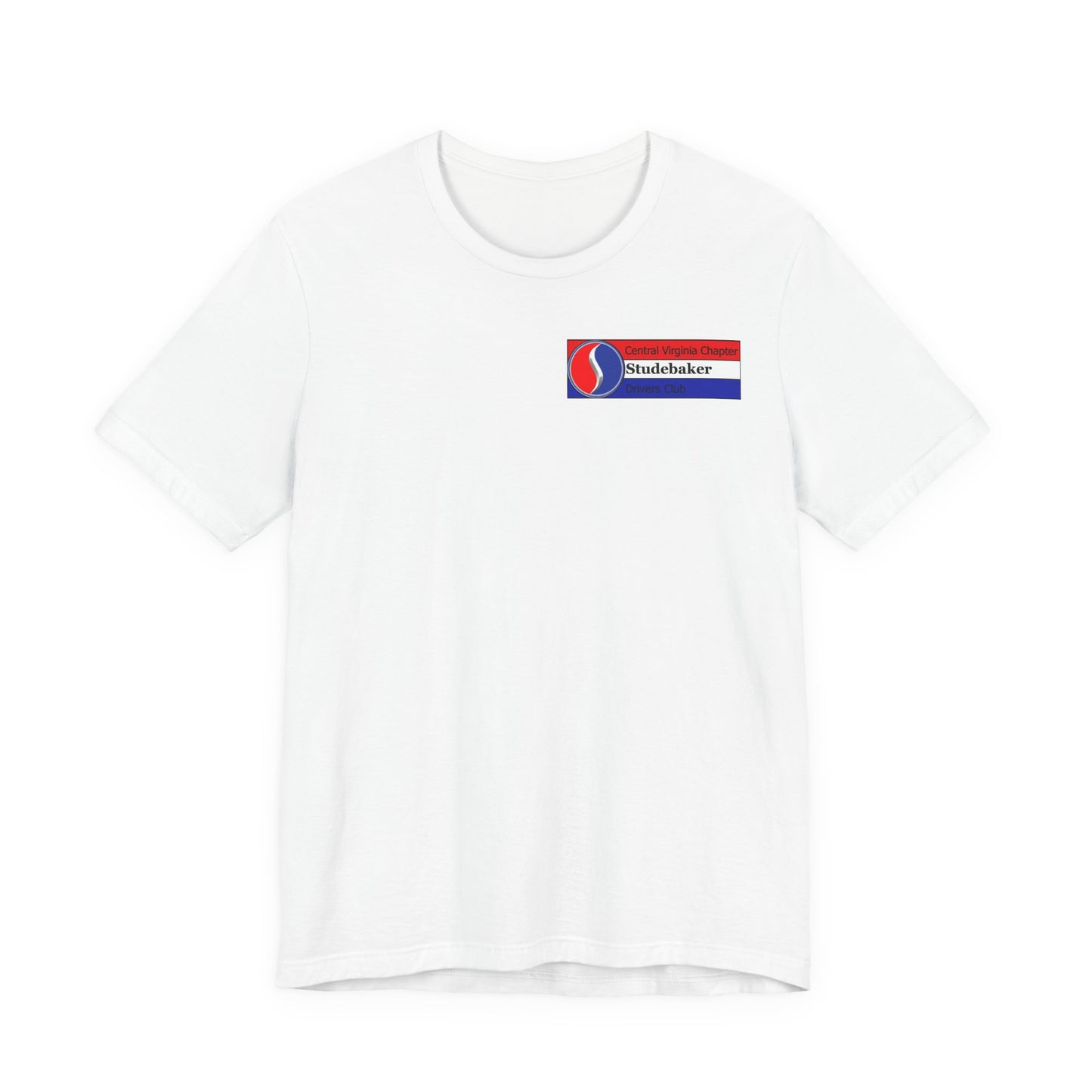 Central Virginia Chapter Studebaker Drivers Club - Unisex Jersey Short Sleeve Tee