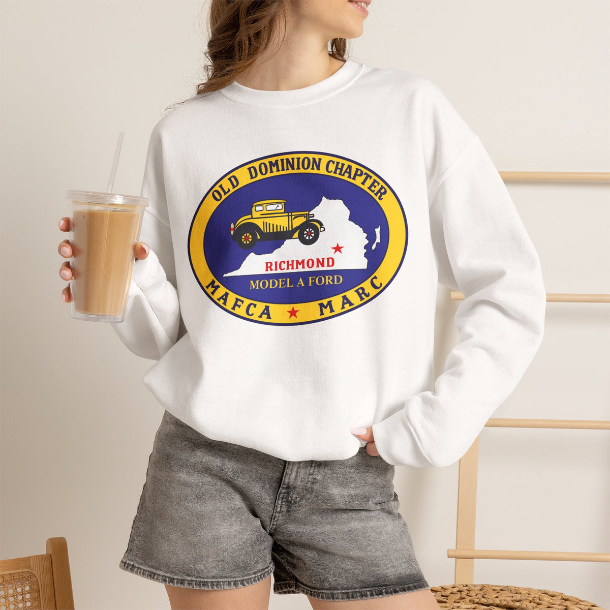 Old Dominion Model A Ford Club Crewneck Sweatshirt – Unisex Heavy Blend™ Crewneck Sweatshirt