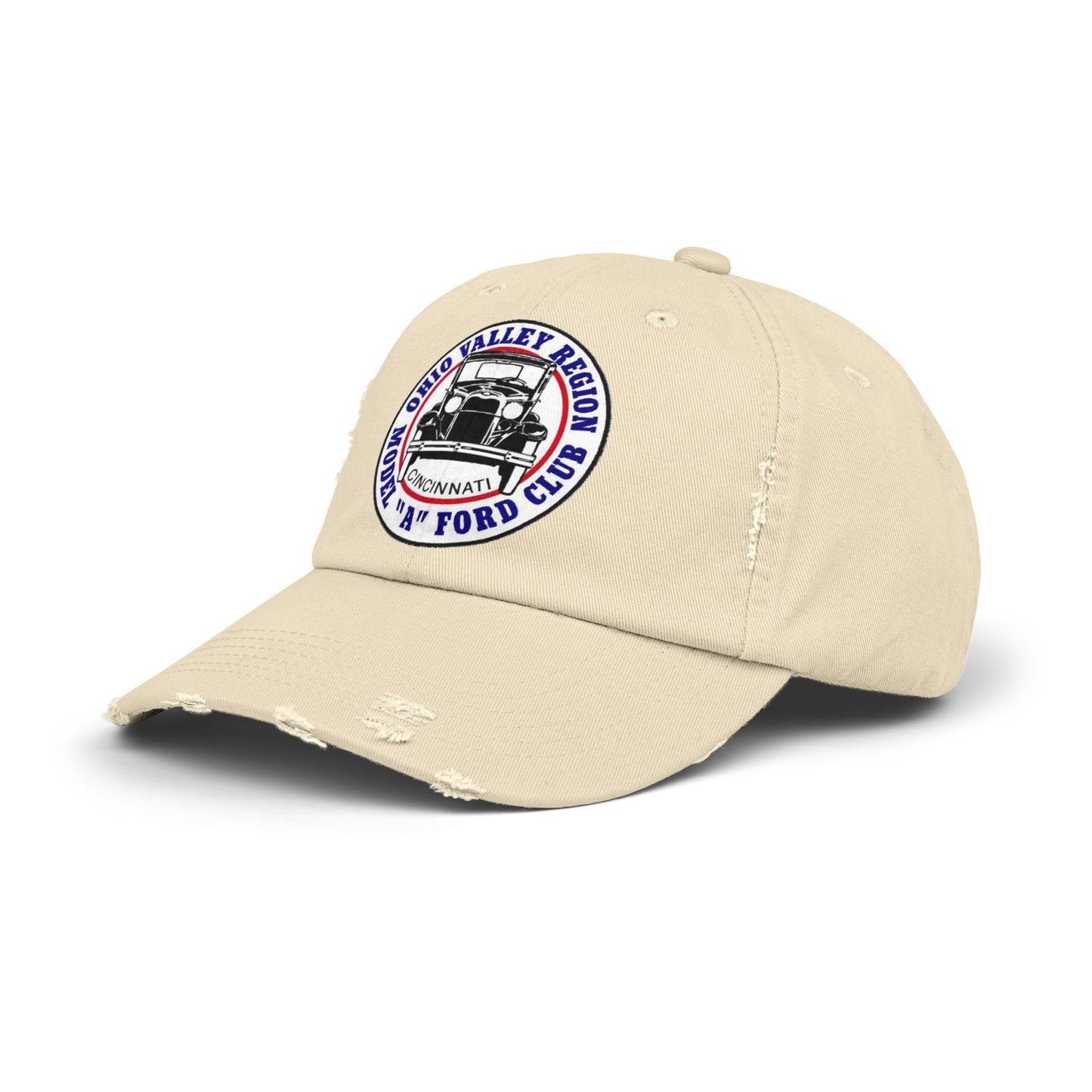 Ohio Valley Region Model A Ford Club Unisex Distressed Cap