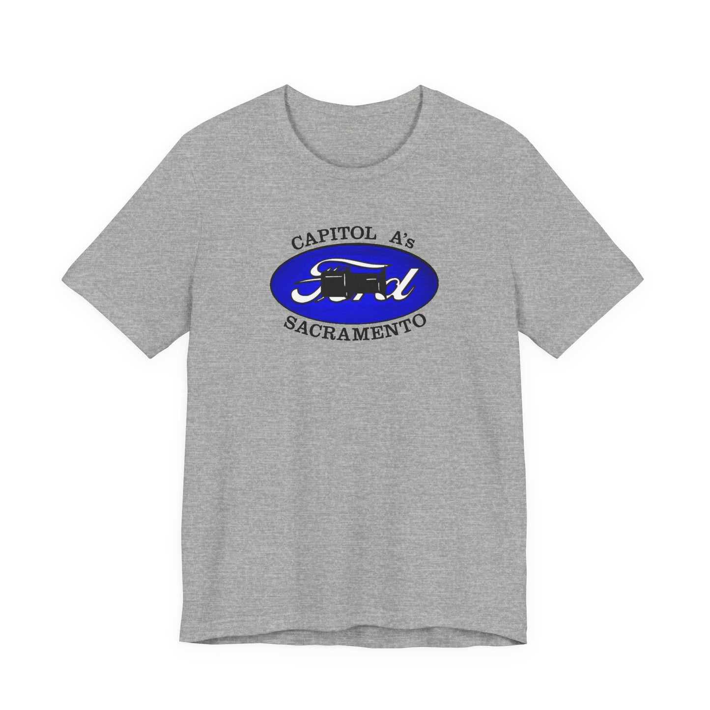 Capitol A's (large front only logo) Unisex Jersey Short Sleeve Tee