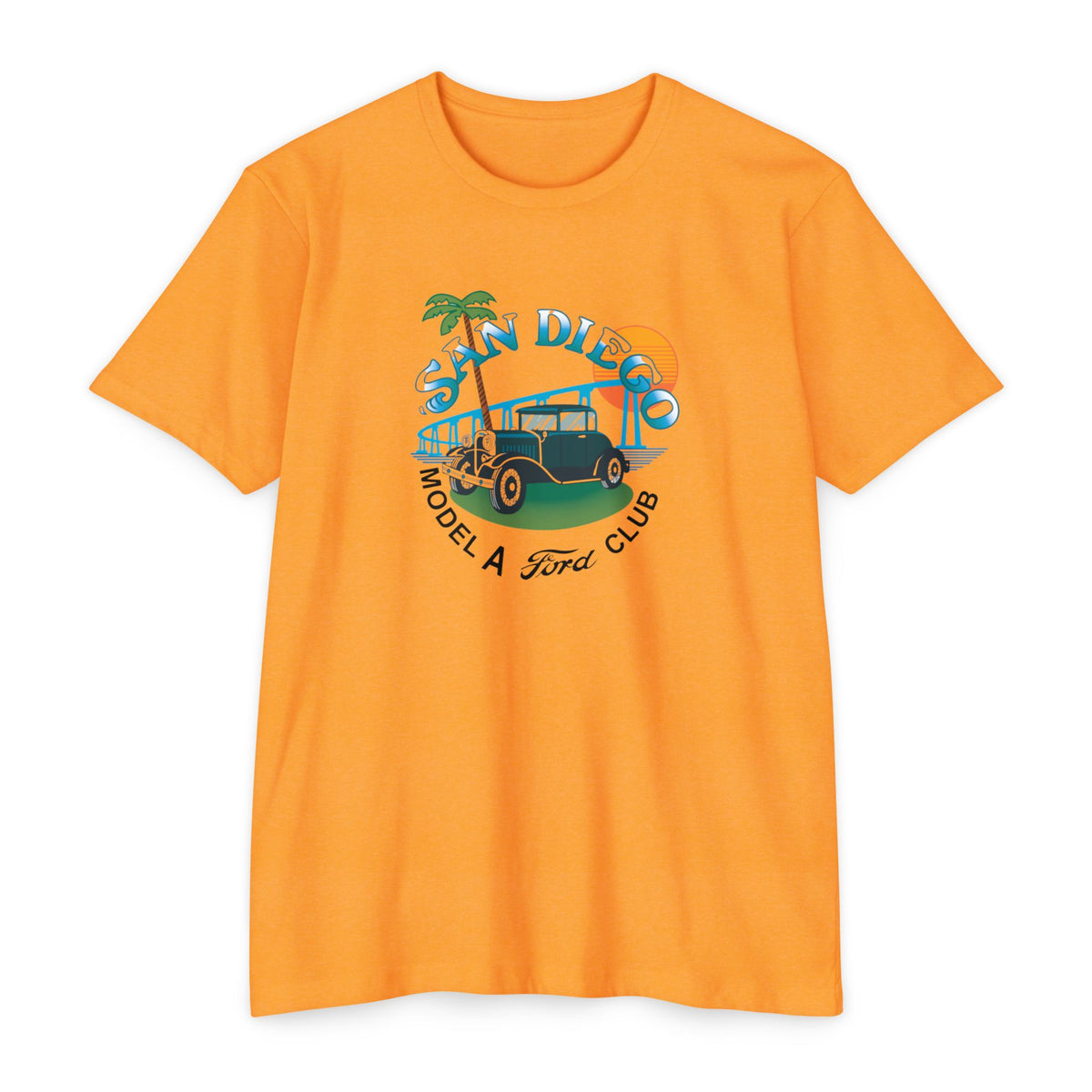 San Diego Model A Ford Club T-Shirt — XS to 5XL