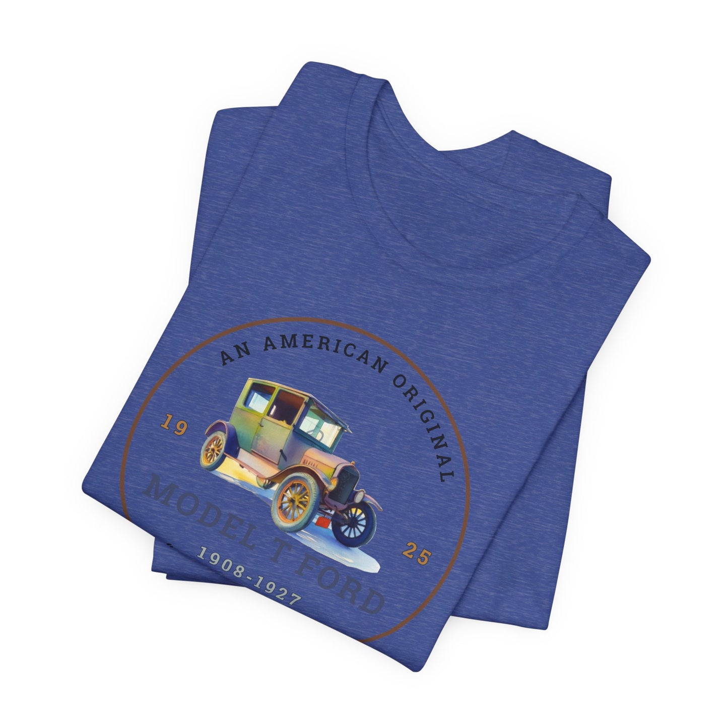 1925 Model T Ford Tudor Tee — Classic Antique Car Graphic Shirt